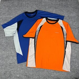 Sugoi T Shirts Mens XXL LOT of 2 Crewneck Performance Cycling Tech Fitness Retro